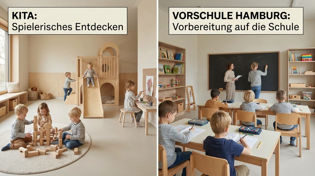 Kita oder Vorschule in Hamburg: Entscheidungshilfe